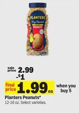 Meijer Planters Peanuts offer