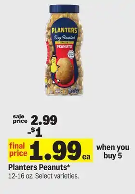 Meijer Planters Peanuts offer