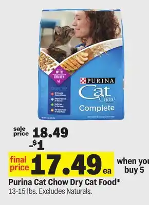 Meijer Purina Cat Chow Dry Cat Food offer