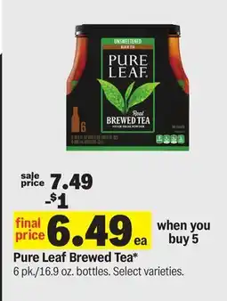 Meijer Pure Leaf Brewed Tea offer