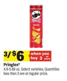 Meijer Pringles offer