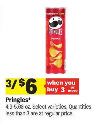 Meijer Pringles offer