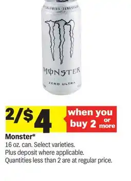 Meijer Monster offer