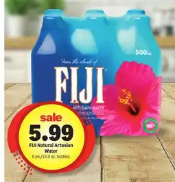Meijer FIJI Natural Artesian Water offer