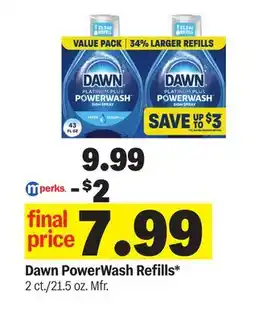 Meijer Dawn PowerWash Refills offer