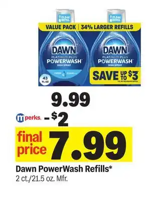 Meijer Dawn PowerWash Refills offer