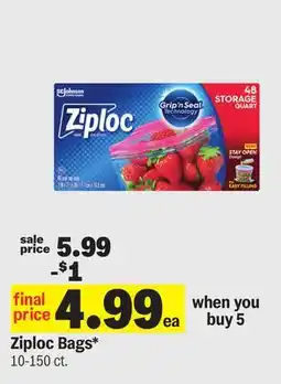 Meijer Ziploc Bags offer