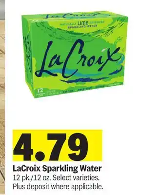 Meijer LaCroix Sparkling Water offer