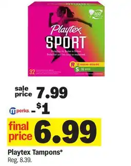 Meijer Playtex Tampons offer