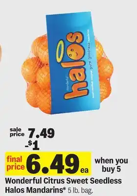 Meijer Wonderful Citrus Sweet Seedless Halos Mandarins offer