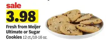 Meijer Fresh from Meijer Ultimate or Sugar Cookies offer