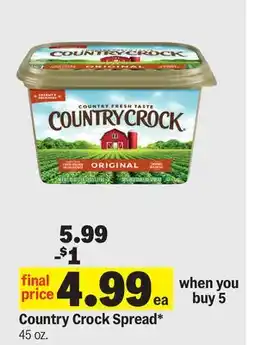 Meijer Country Crock Spread offer