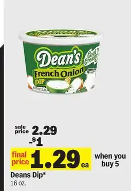 Meijer Deans Dip offer