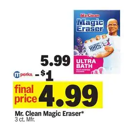 Meijer Mr. Clean Magic Eraser offer
