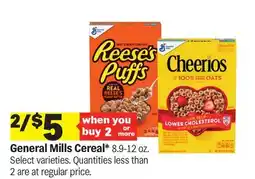 Meijer General Mills Cereal offer