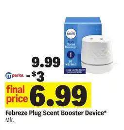 Meijer Febreze Plug Scent Booster Device offer