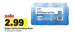 Meijer Meijer Purified Drinking Water offer