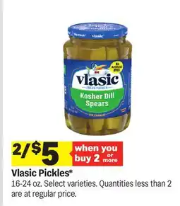 Meijer Vlasic Pickles offer