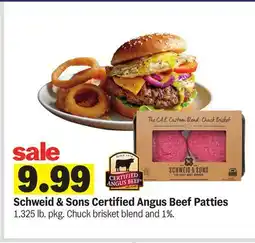 Meijer Schweid & Sons Certified Angus Beef Patties offer