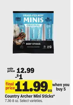 Meijer Country Archer Mini Sticks offer