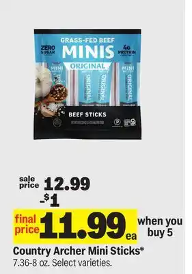 Meijer Country Archer Mini Sticks offer