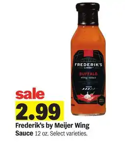 Meijer Frederik's by Meijer Wing Sauce offer
