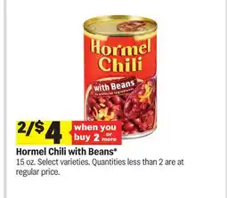 Meijer Hormel Chili with Beans offer