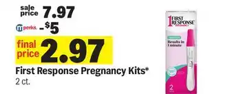 Meijer First Response Pregnancy Kits offer