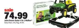 Meijer John Deere Gator 4 in 1 Walker offer