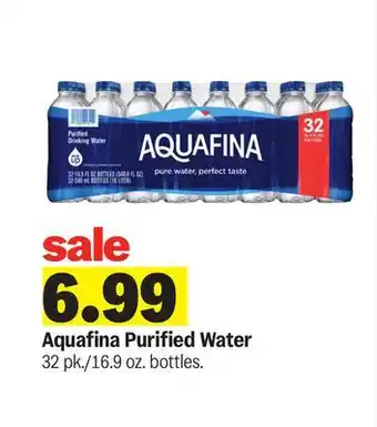 Meijer Aquafina Purified Water offer