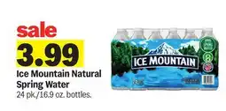 Meijer Ice Mountain Natural Spring Water offer