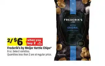 Meijer Frederik's by Meijer Kettle Chips offer