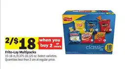 Meijer Frito-Lay Multipacks offer