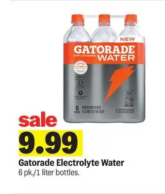Meijer Gatorade Electrolyte Water offer