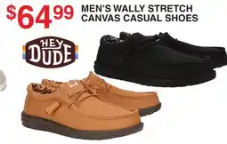 Dunham's Sports MEN'S WALLY STRETCH CANVAS CASUAL SHOES offer