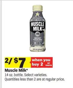 Meijer Muscle Milk offer