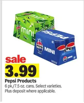Meijer Pepsi Products offer