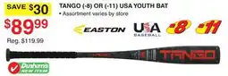 Dunham's Sports TANGO (8) OR (- 11) USA YOUTH BAT offer