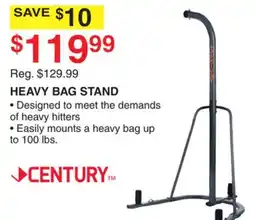 Dunham's Sports CENTURY HEAVY BAG STAND offer