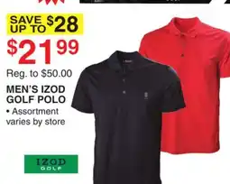 Dunham's Sports MEN'S IZOD GOLF POLO offer