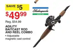 Dunham's Sports AGILITY BAITCAST ROD AND REEL COMBO offer
