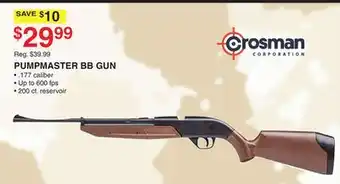 Dunham's Sports PUMPMASTER BB GUN offer