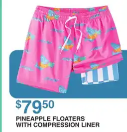 Dunham's Sports PINEAPPLE FLOATERS WITH COMPRESSION LINER offer