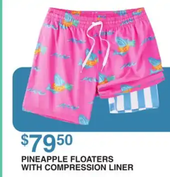 Dunham's Sports PINEAPPLE FLOATERS WITH COMPRESSION LINER offer