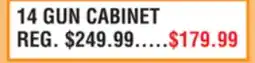 Dunham's Sports 14 GUN CABINET offer