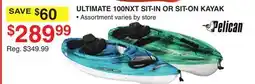 Dunham's Sports ULTIMATE 100NXT SIT-IN OR SIT-ON KAYAK offer