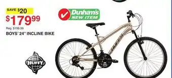 Dunham's Sports BOYS' 24 INCLINE BIKE offer