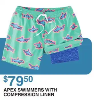 Dunham's Sports APEX SWIMMERS WITH COMPRESSION LINER offer
