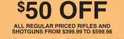 Dunham's Sports RIFLES AND SHOTGUNS offer