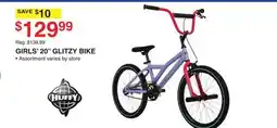 Dunham's Sports HUFFY GIRLS' 20 GLITZY BIKE offer